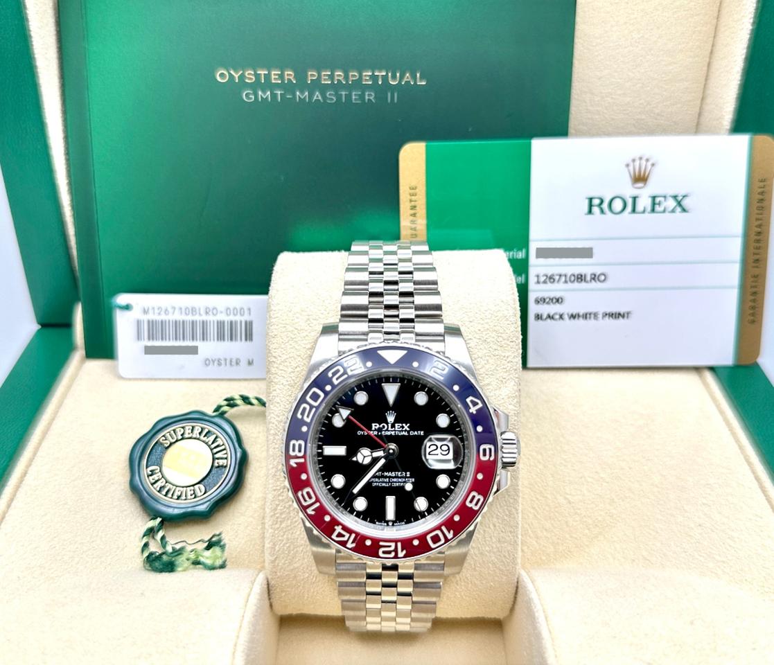 Rolex GMT-Master II 126710BLRO Pepsi 40mm Jubilee