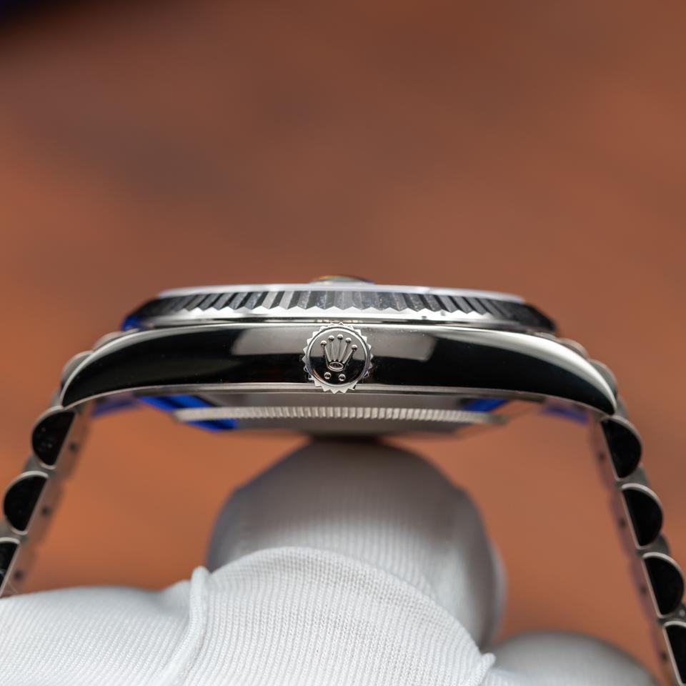 Rolex Day-Date 40 228239 White Gold Blue Dial
