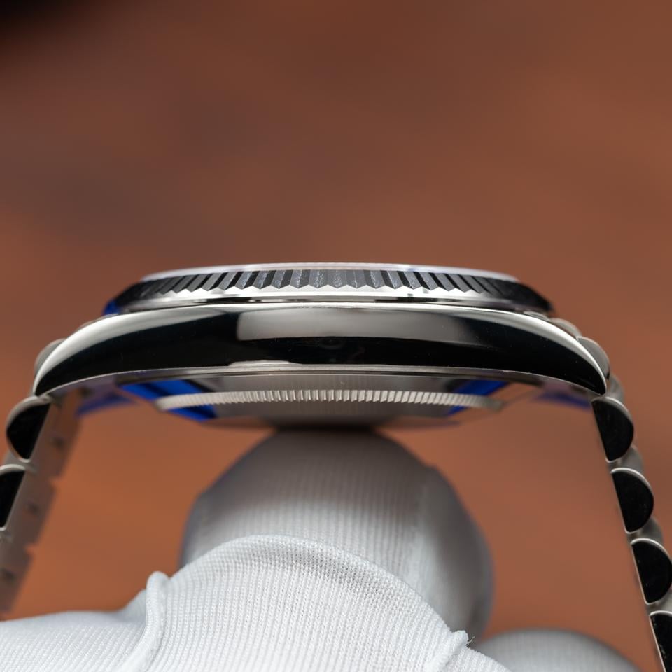 Rolex Day-Date 40 228239 White Gold Blue Dial