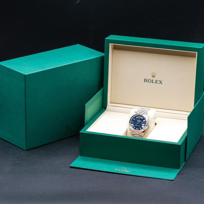 Rolex Day-Date 40 228239 White Gold Blue Dial