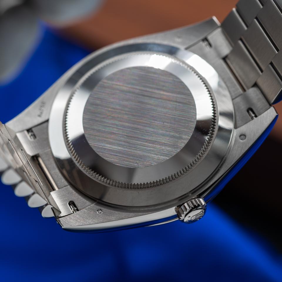 Rolex Day-Date 40 228239 White Gold Blue Dial