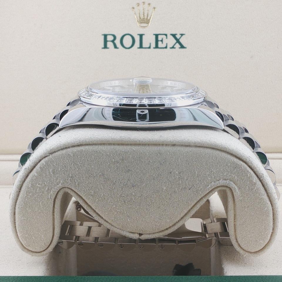 Rolex Day-Date 40 228396TBR Platinum Ice Blue Baguette Diamond Dial