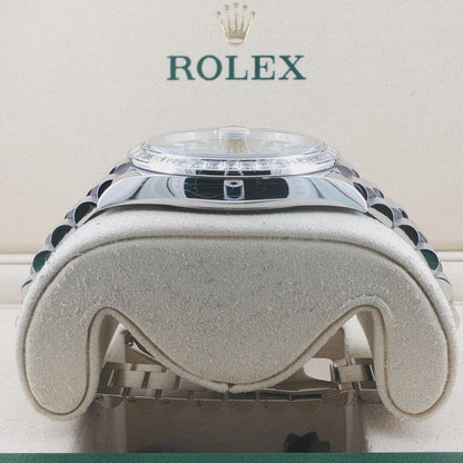 Rolex Day-Date 40 228396TBR Platinum Ice Blue Baguette Diamond Dial