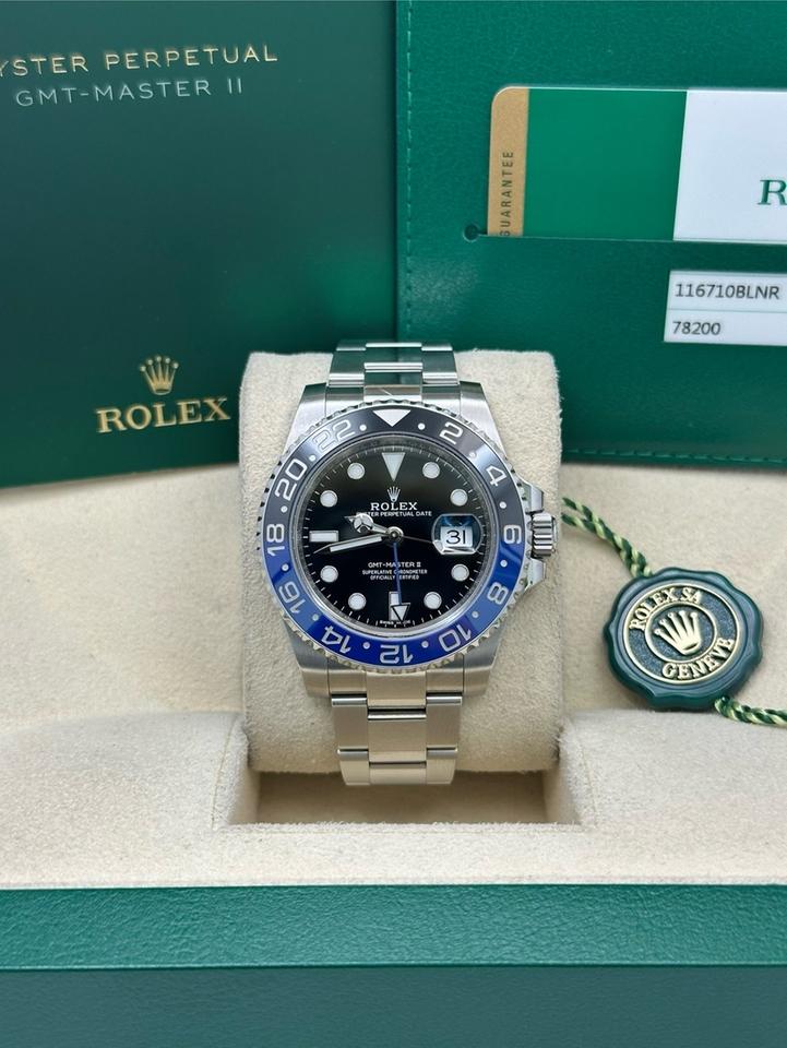 Rolex GMT-Master II 116710BLNR Batman Black Dial