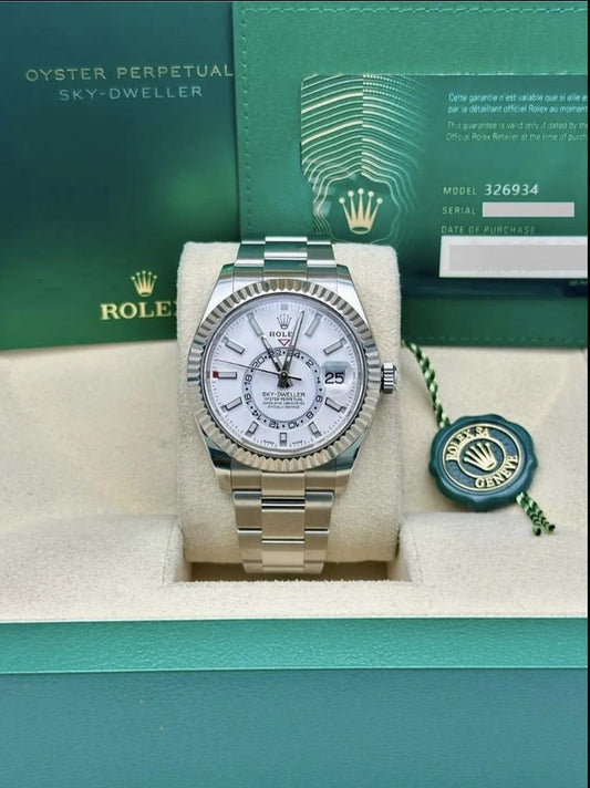 Sky-Dweller white dial Oyster image 1