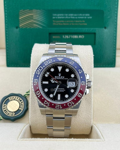 Rolex GMT-Master II 126710BLRO Pepsi Oyster Bracelet