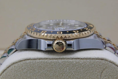 Rolex GMT-Master II 126713GRNR Two-Tone Yellow Gold Black Dial Jubilee