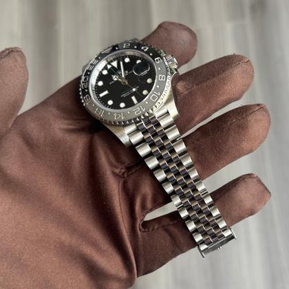 Rolex GMT-Master II 126710GRNR Black Dial Steel Jubilee Bracelet