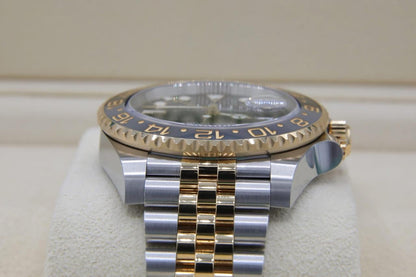 Rolex GMT-Master II 126713GRNR Two-Tone Yellow Gold Black Dial Jubilee
