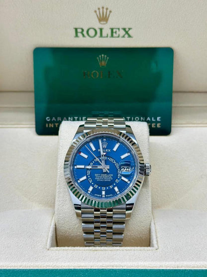 Sky-Dweller blue dial Jubilee bracelet image 1