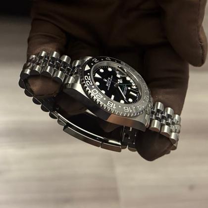 Rolex GMT-Master II 126710GRNR Black Dial Steel Jubilee Bracelet